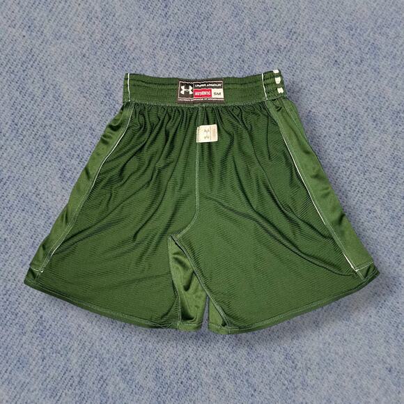 Vintage Under Armour Green Retro Athletic Shorts – Men’s Size Small - Picture 5 of 6